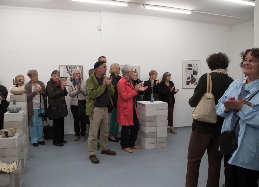 Ausstellung Alte Feuerwache Loschwitz 2017 mit Arbeiten von Karin Dorschner und Ulla Anderson