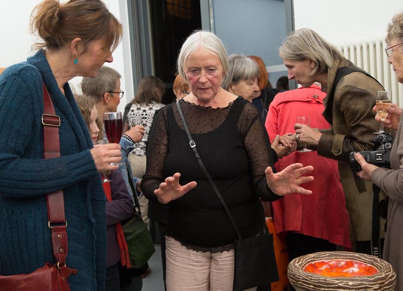 Ausstellung Alte Feuerwache Loschwitz 2017 mit Arbeiten von Karin Dorschner und Ulla Anderson